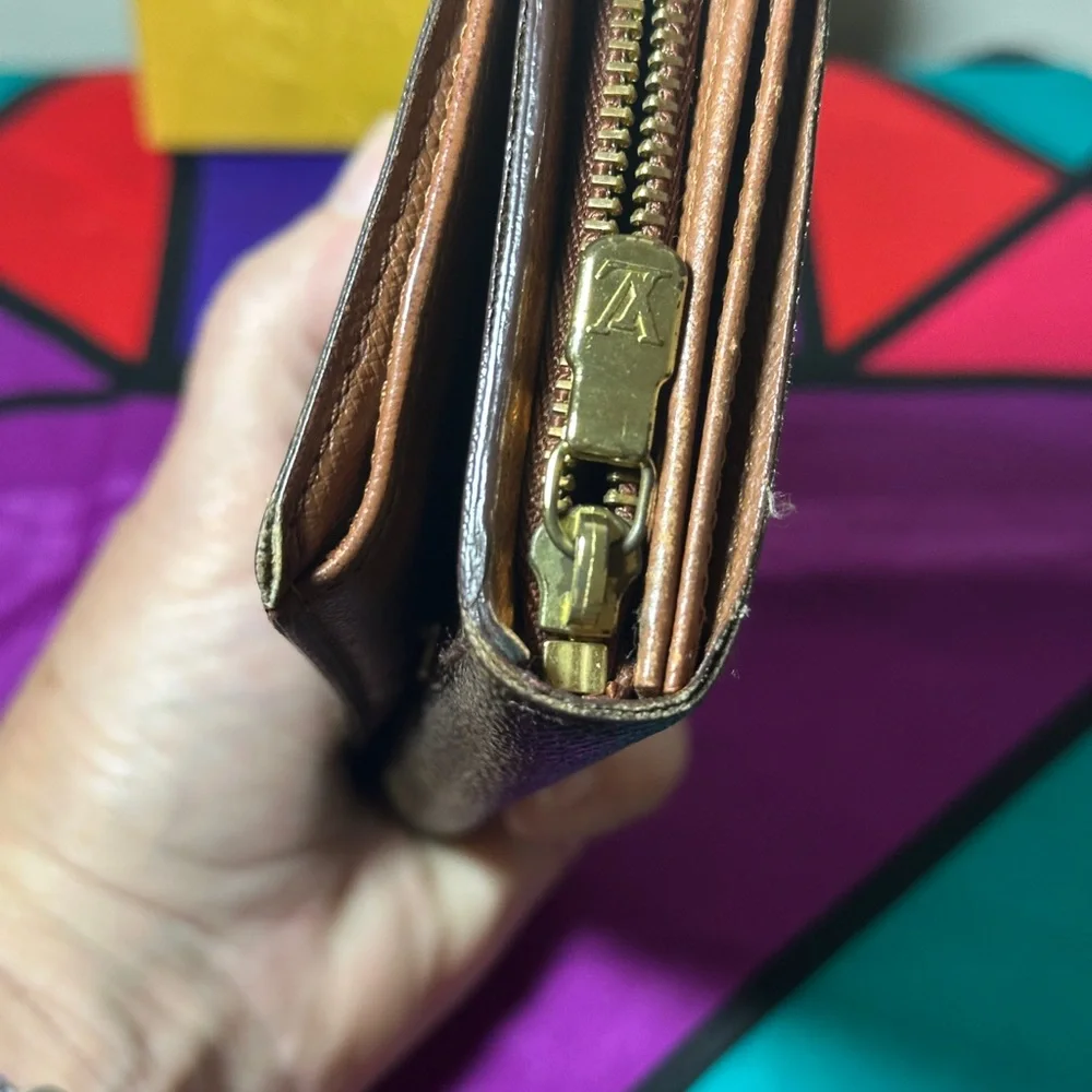 Louis Vuitton wallet.